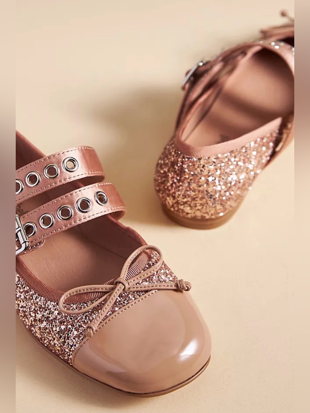 Jeffrey Campbell for Anthropologie Balletic Ballet Flats | Nude | size 8.5 ✨